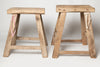 Chunky chinese elm stools