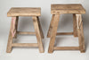 Chunky chinese elm stools