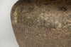 Beautiful large Barnacled textured jar lamp with natural linen shade