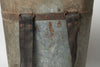 Antique French Metal Grape hod/hopper with carrying straps