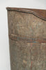 Antique French Metal Grape hod/hopper with carrying straps