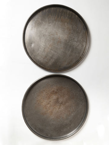 Handcrafted Indian metal serving trays