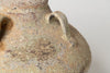 Beautiful Barnacled terracotta jar lamp with natural linen shade