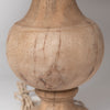 Handcrafted wooden table lamps with linen empire lampshades