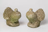 Pair Vintage French stone doves, circa 1950's