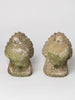 Pair Vintage French stone doves, circa 1950's