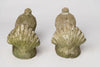 Pair Vintage French stone doves, circa 1950's