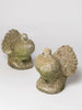 Pair Vintage French stone doves, circa 1950's