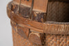 Antique chinese bentwood handle willow basket