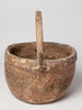 Antique rustic chinese rice basket