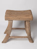 Antique 19th century chinese stool with metal repairs