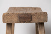Antique 19th century chinese stool with metal repairs