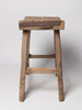 Antique 19th century chinese stool with metal repairs