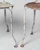 Pair of 19th Century French wrought iron garden chairs