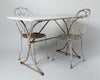 Antique 19th century french marble top bistro table