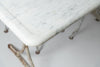 Antique 19th century french marble top bistro table