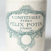 Antique French Felix Potin Confiture pots