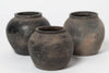 Vintage Chinese black clay pots, small size