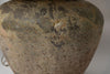 Beautiful large Barnacled textured jar lamps with natural linen shades