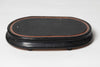 Antique french ebonised wood display base