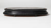 Antique french ebonised wood display base