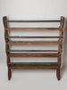 Antique 18th century Swedish folk art plate rack