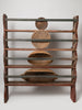 Antique 18th century Swedish folk art plate rack