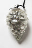 XL Mercury glass style pine cone hanging decorations