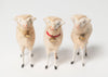 Rare collection antique German Putz sheep