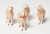 Rare collection antique German Putz sheep
