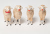 Rare collection antique German Putz sheep