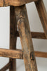 Rustic chinese elm stool, gnarly wood
