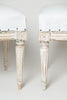 Antique Swedish Gustavian upholstered stools