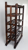 Rare Vintage Industrial Wooden Shoe Rack Trolley
