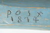 Antique 19th Century Swedish painted root bowl