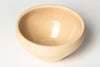 Vintage French Digoin stoneware bowls, in creamy colourway