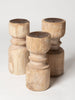 Vintage Wooden Balustrade pricket candleholders