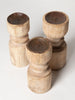 Vintage Wooden Balustrade pricket candleholders