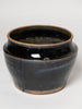 Vintage Chinese black glazed pot