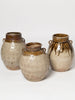 Beautiful Chinese glazed preserve jars