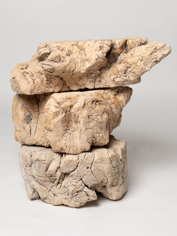 Incredible and rare gnarly wood chopping blocks