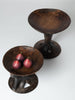 Antique Nagaland wooden pedestal bowls