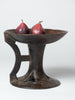 Antique Nagaland wooden pedestal bowls