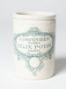Antique French Felix Potin Confiture pots