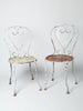 Pair of 19th Century French wrought iron garden chairs
