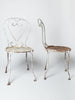 Pair of 19th Century French wrought iron garden chairs