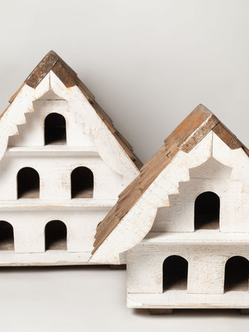 Hand crafted wooden bird houses/dovecotes