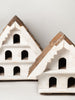 Hand crafted wooden bird houses/dovecotes