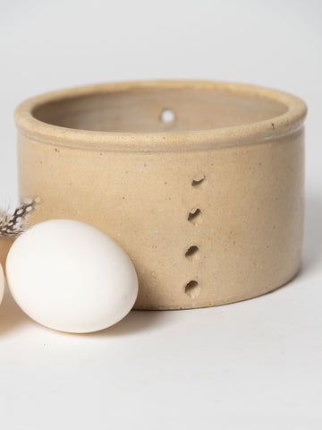 Vintage French Stoneware Cheese mould