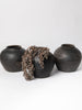 Vintage hand made chinese black pots, smaller size
